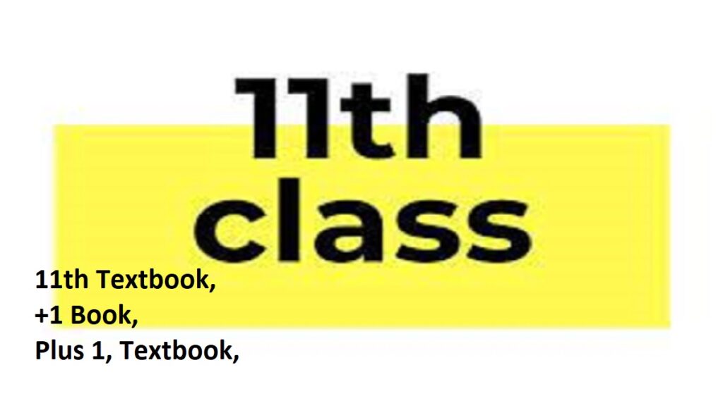 11th Textbook 2023, +1 Book 2023, Plus 1, Textbook 2023